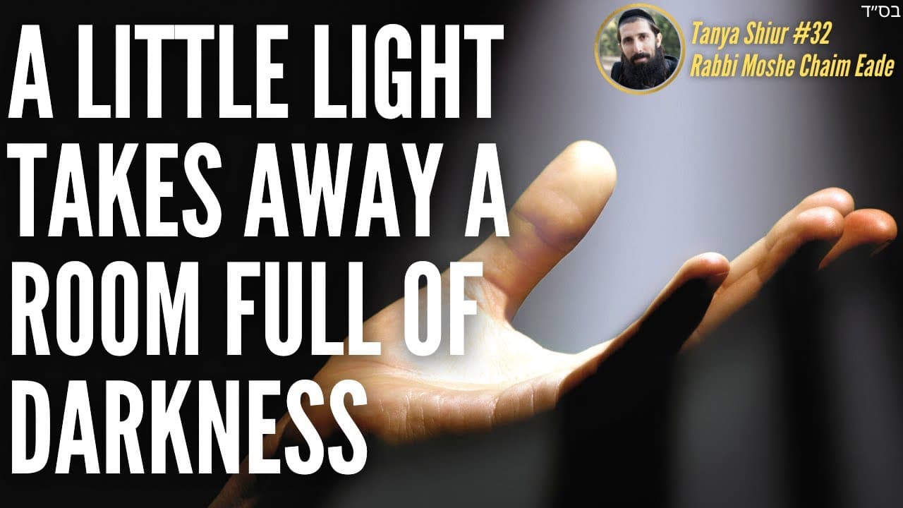 A little light takes away a room full of darkness