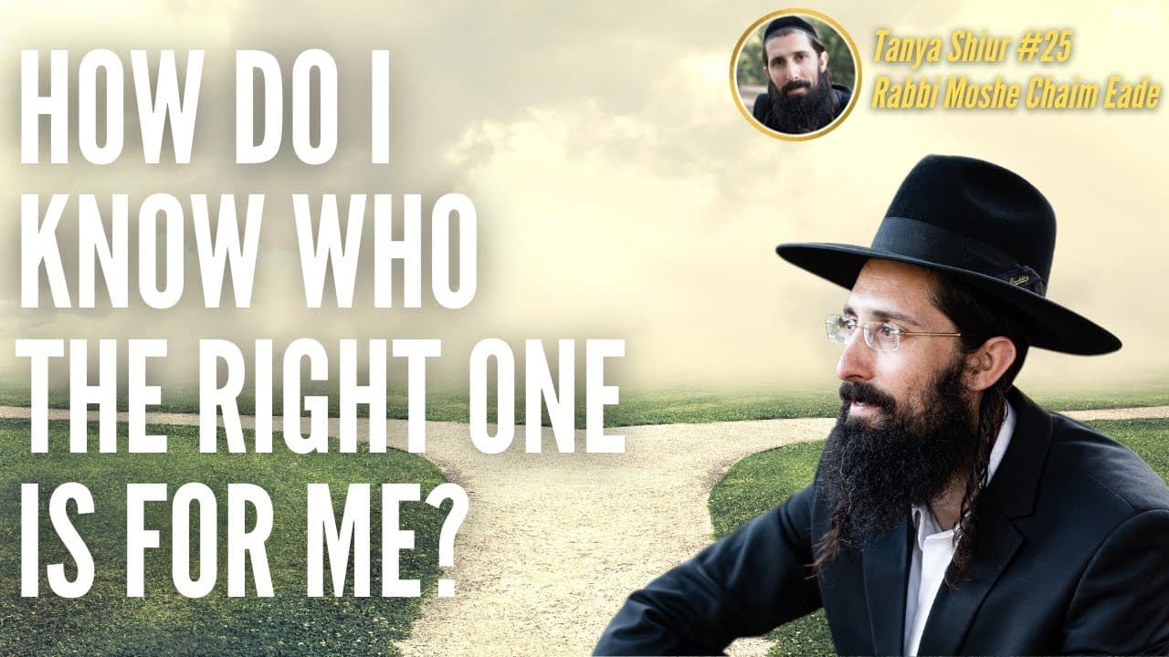 How do I know who the right one is for me?