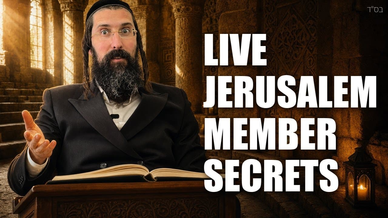 Members First QUESTIONS AND ANSWERS  - LIVE FROM JERUSALEM