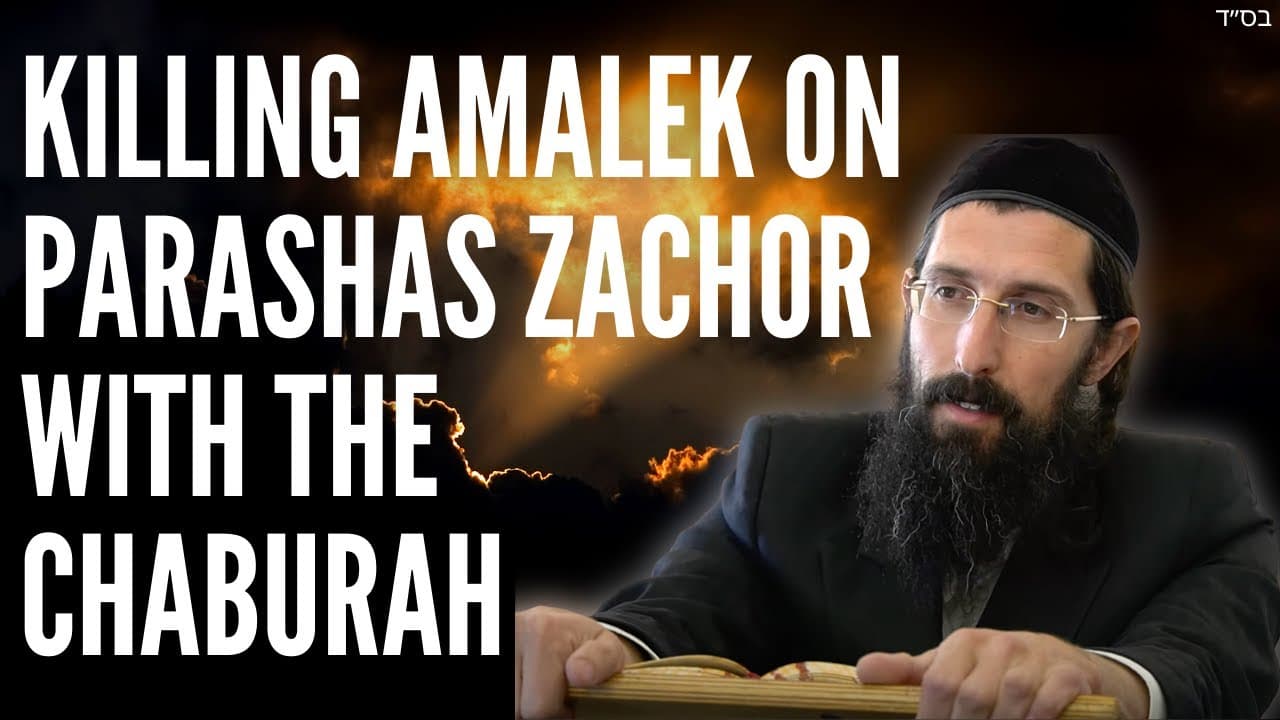 KILLING AMALEK on Parashas ZACHOR with The Chaburah