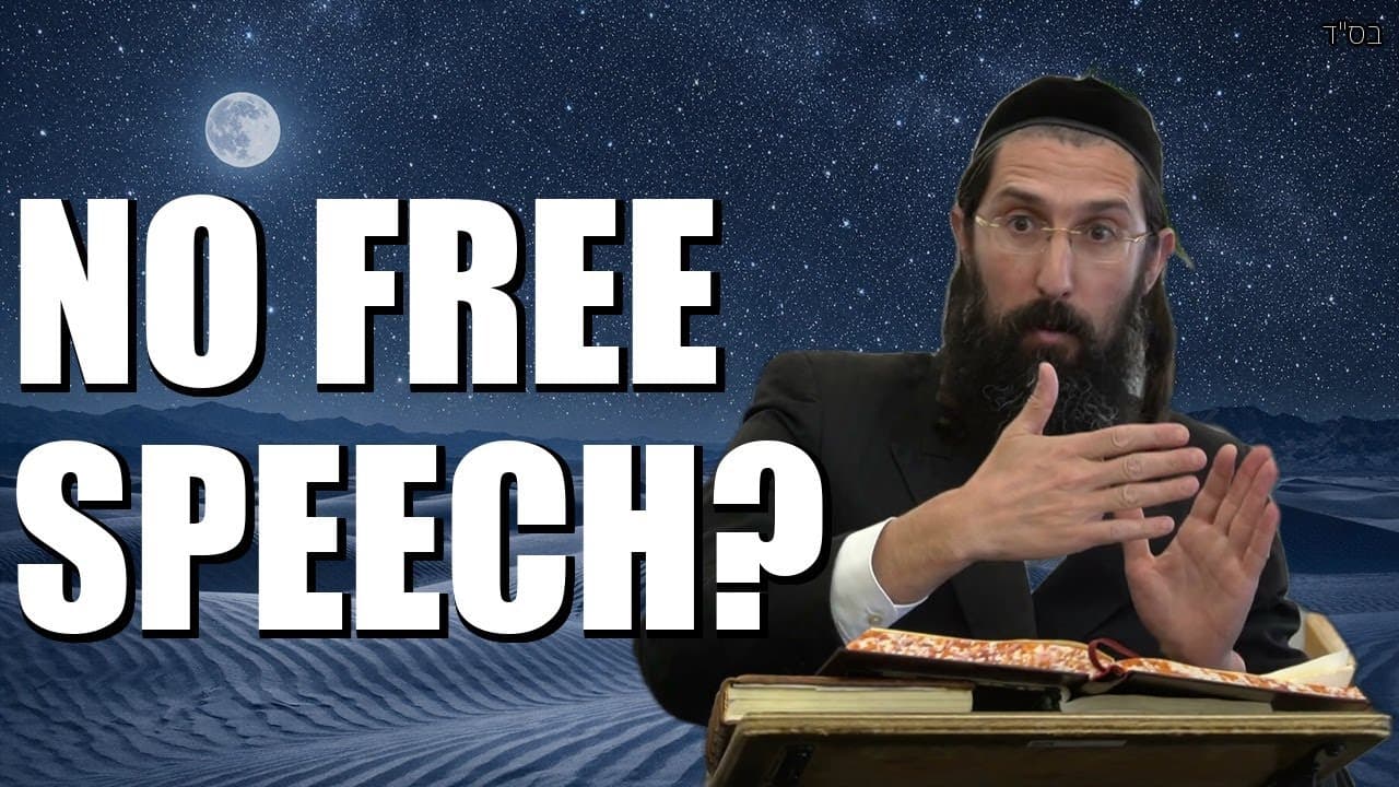 Do Jews believe in CENSORSHIP of SPEECH? | PARSHAS Tazria/Metzora 5786