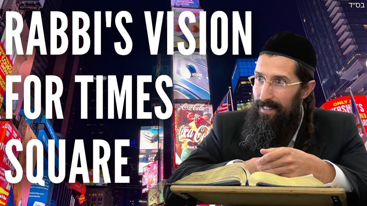 Rabbi's Vision for Times Square