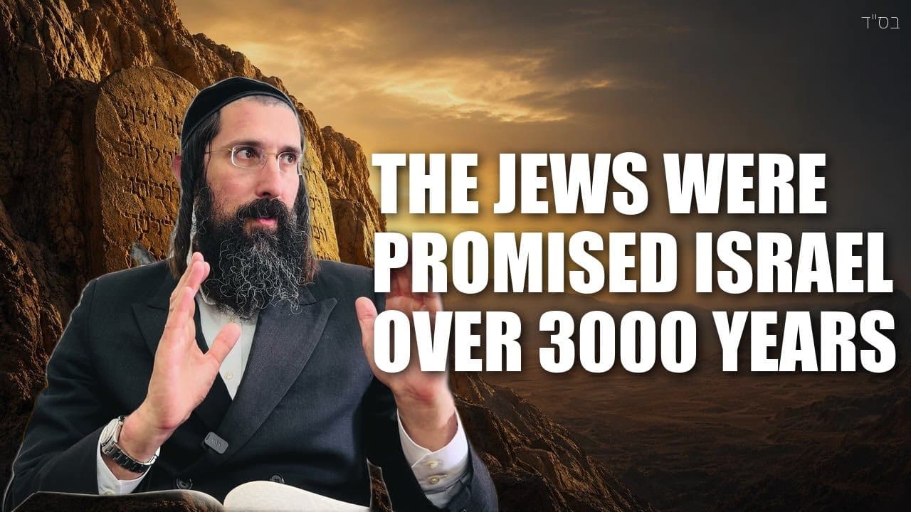 The JEWS were promised Israel over 3000 years ago