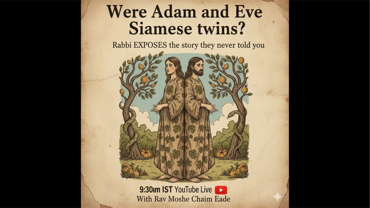 Were Adam and Eve Siamese twins? Orthodox Rabbi EXPOSES the story they never told you